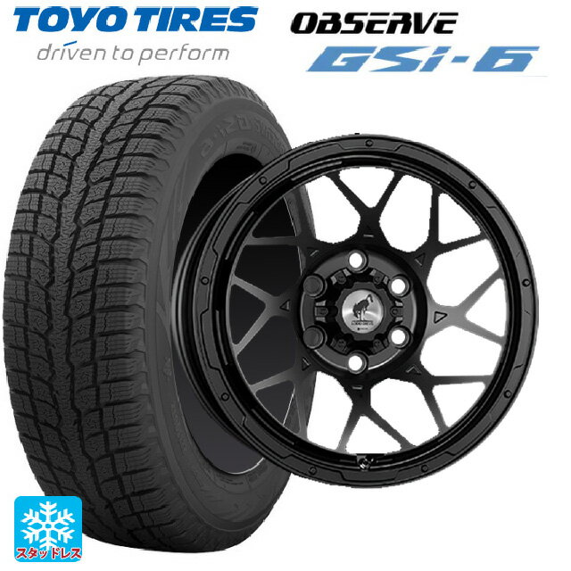 トヨタ ハイラックス(120系)用 265/70R17 115Q トーヨー オブザーブ GSI-6 ロディオドライブ 8Mモノ マットブラック 新品スタッドレスタイヤホイール 4本セット