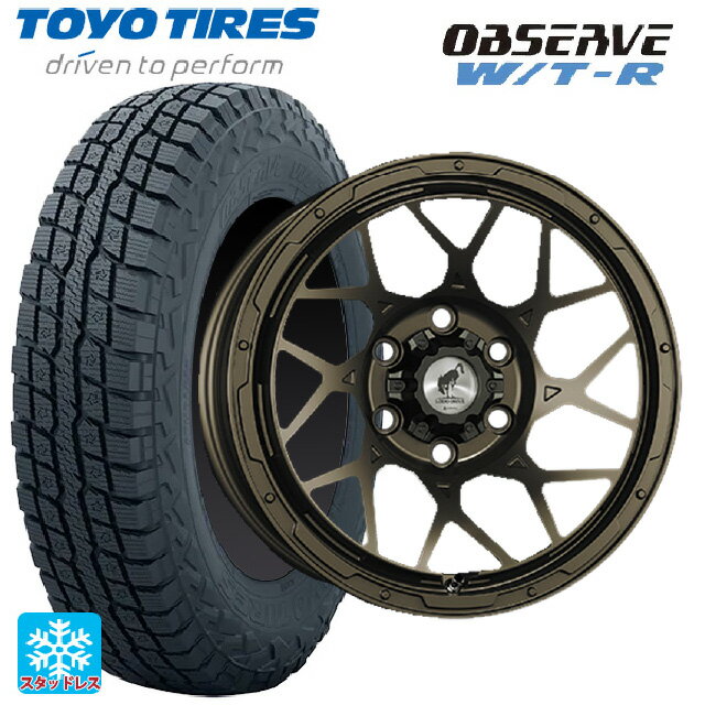 265/70R17 112Q トーヨー オブザーブ W/T-R スーパースター ロディオドライブ 8Mモノ マットブロンズ 17-8J 国産車用 スタッドレスタイヤホイール4本セット