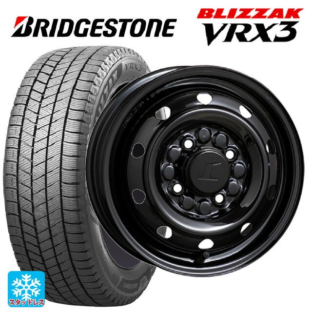 即日発送 145/80R12 74Q ブリヂストン ブリザック VRX3 # 正規品 トピー M74 BK # ブラック（スチール） 12-3.5J 国産車用 スタッドレスタイヤホイール4本セット