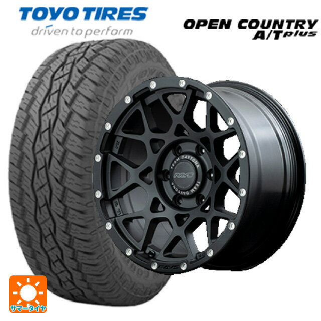 ミツビシ トライトン(GSRグレード)(LC2T)用 265/65R17 112H トーヨー オープンカントリー ATプラス チームデイトナ M8 N2 新品サマータイヤホイール 4本セット