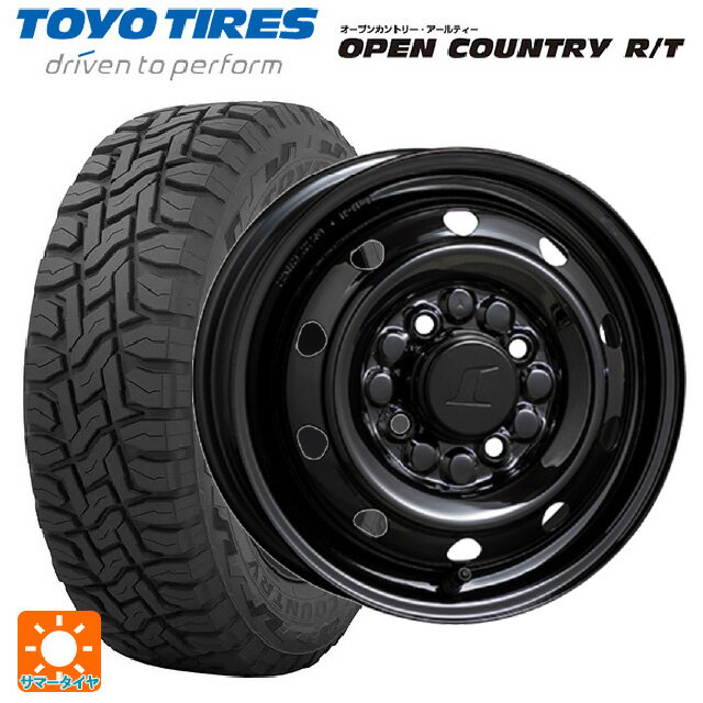 【最大3万円OFFクーポン 5/16 1:59迄】145/80R12 80/78N トーヨー オープンカントリー RT ブラックレター トピー M74 BK # ブラック（スチール） 12-3.5J 国産車用 サマータイヤホイール4本セット