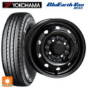 即日発送 145/80R12 80/78N ヨコハマ ブルーアースVan RY55B トピー M74 BK ブラック（スチール） 12-3.5J 国産車用 サマータイヤホイール4本セット