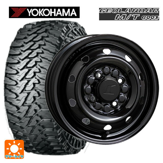 即日発送 2024年製 145/80R12 80/78N ヨコハマ ジオランダー M/T G003 トピー M74 BK # ブラック（スチール） 12-3.5J 国産車用 サマータイヤホイール4本セット