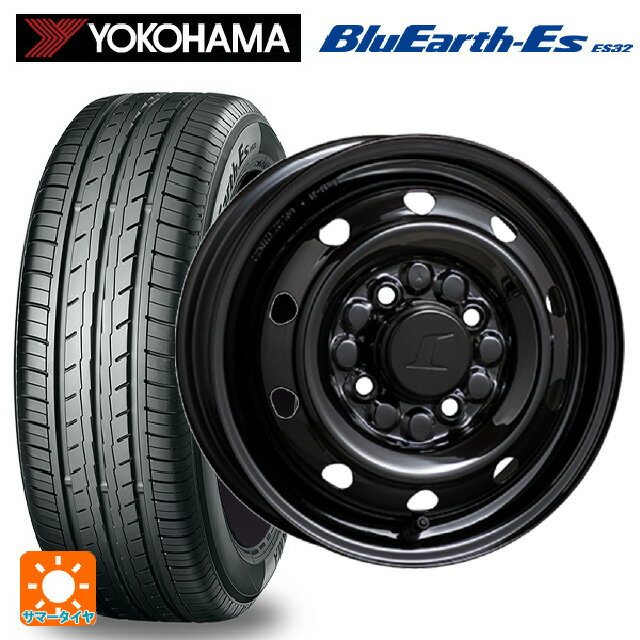 即日発送 145/80R12 74S ヨコハマ ブルーアースEs ES32 トピー M74 BK # ブラック（スチール） 12-3.5J 国産車用 サマータイヤホイール4本セット