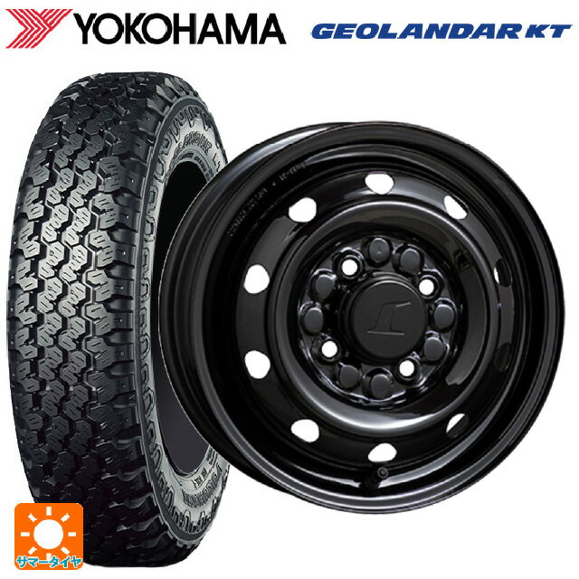 即日発送 145/80R12 80/78N ヨコハマ ジオランダー KT Y828C トピー M74 BK # ブラック（スチール） 12-3.5J 国産車用 サマータイヤホイール4本セット