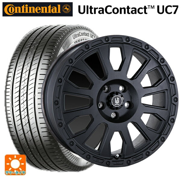 【6/11 1:59迄 全品ポイント5倍】225/45R18 95Y XL コンチネンタル ウルトラコンタクト UC7 正規品 阿部商会 ラ・ストラーダ アベンチュラ WB 18-8J 国産車用 サマータイヤホイール4本セット