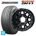 【4/24 20時〜 最大3万円OFFクーポン】 スズキ ジムニー(64系)用 215/70R16 100Q ブリヂストン ブリザック DM-V3 # 正規品 ハイブロック ジェラード サテンBK/リーミング 新品スタッドレスタイヤホイール 4本セット