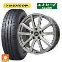 195/65R15 91H ダンロップ エナセーブEC204 エルベ Vスポーク メタリックグレー 15-6J 国産車用 サマータイヤホイール4本セット