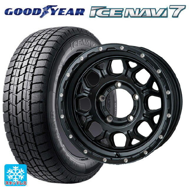 即日発送 トヨタ プリウス(60系)用 195/60R17 90Q グッドイヤー アイスナビ7 ハイブロック ジェラード サテンBK/リーミング 新品スタッドレスタイヤホイール 4本セット