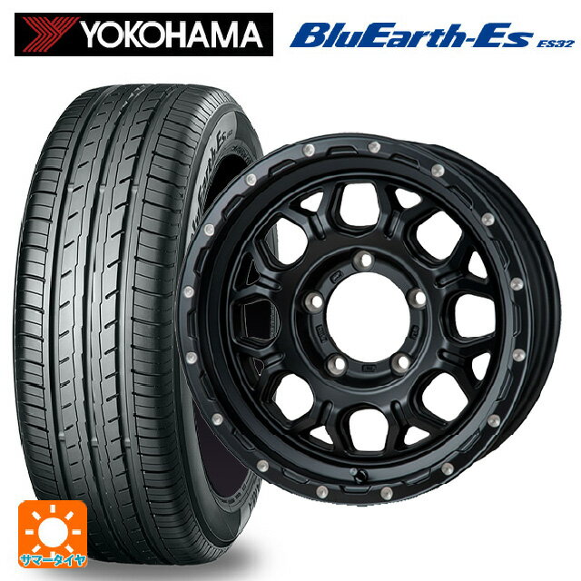 【5/9 20時〜 最大3万円OFFクーポン】225/60R17 99H ヨコハマ ブルーアースEs ES32 ジャパン三陽 ハイブロック ジェラード サテンBK/リーミング 17-7.5J 国産車用 サマータイヤホイール4本セット