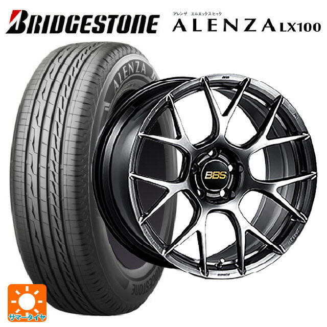 ホンダ ZR-V(RZ4)用 225/55R18 98V ブリヂストン アレンザLX100 正規品 # RE-V7 DB 新品サマータイヤホイール 4本セット