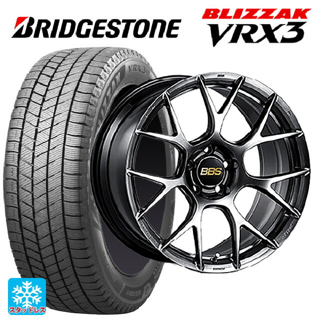 【6/22 20時〜 全品P5倍＆クーポン】245/45R19 102Q XL ブリヂストン ブリザック VRX3 正規品 # BBS RE-V7 DB 19-8.5J 国産車用 スタッドレスタイヤホイール4本セット