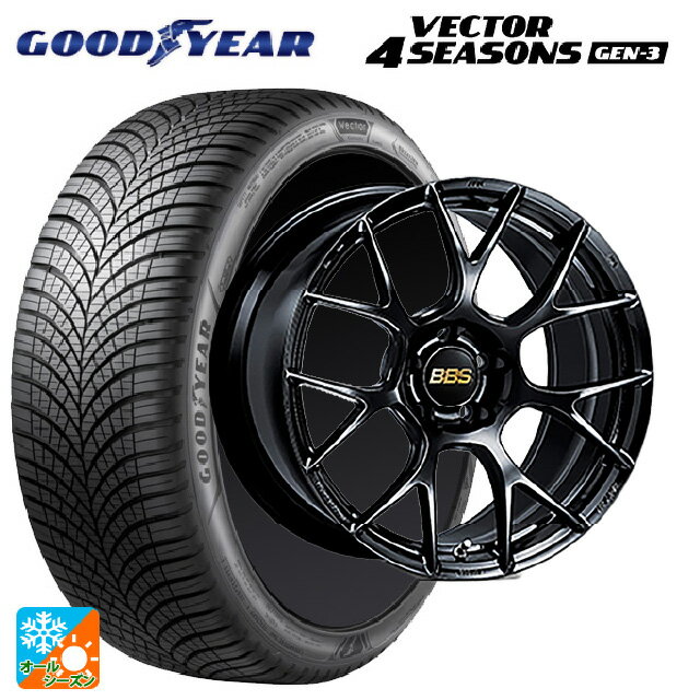スバル フォレスター(SL系)用 225/55R18 102W XL グッドイヤー ベクター4シーズンズ ジェン3 BBS RE-V7..