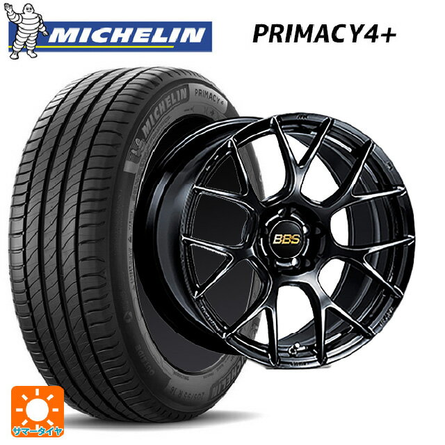 【6/15〜16限定 全品P5倍＆クーポン】スバル レガシィアウトバック(BS系)用 225/55R18 102V XL ミシュラン 正規品 プライマシー4＋ BBS RE-V7 BK 新品サマータイヤホイール 4本セット