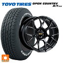 レクサス NX(20系)用 235/60R18 103H トーヨー オープンカントリー A/T EX ホワイトレター ＃ RE-V7 BK 新品サマータイヤホイール 4本セット