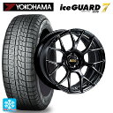 トヨタ GRカローラ(4BA-GZEA14H)用 245/40R18 93Q ヨコハマ アイスガード7(IG70) BBS RE-V7 BK 新品スタッドレスタイヤホイール 4本セット(2)