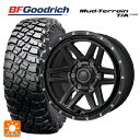 トヨタ ランドクルーザープラド(150系)用 265/70R17 121/118Q BFグッドリッチ マッドテレーン TA KM3 ブラックレター 正規品 ハイブロック エルデ Satin Black/Milling 新品サマータイヤホイール 4本セット