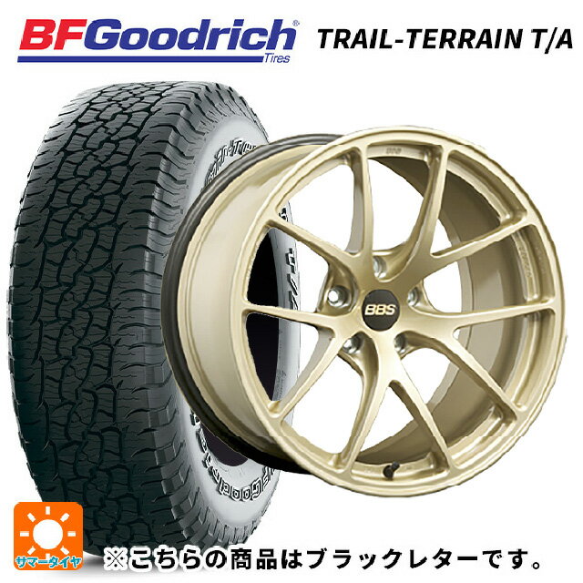 【8/20限定 最大3万円OFFクーポン】スバル フォレスター(SL系)用 225/55R18 102H XL BFグッドリッチ トレイルテレーン T/A ブラックレター 正規品 BBS RI-A GL 新品サマータイヤホイール 4本セット