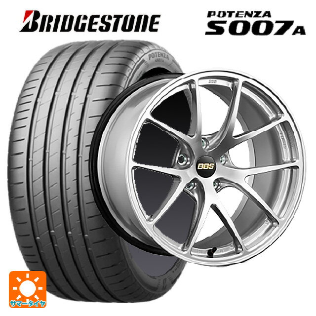 【5/25限定抽選で100％ポイントバック】245/45R18 100Y XL ブリヂストン ポテンザ S007A 正規品 BBS RI-A DS 18-8.5J 国産車用 サマータイヤホイール4本セット