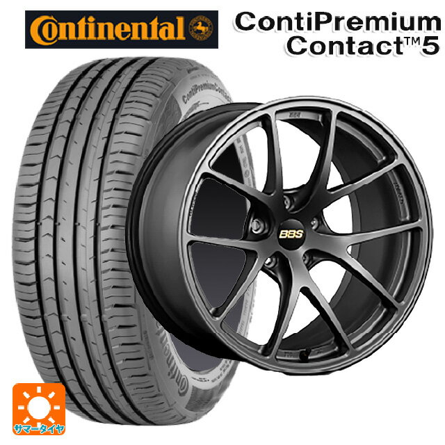 【6/22 20時〜 全品P5倍＆クーポン】205/60R16 96V XL コンチネンタル コンチプレミアムコンタクト 5 正規品 BBS RI-A MGR 16-7J 国産車用 サマータイヤホイール4本セット