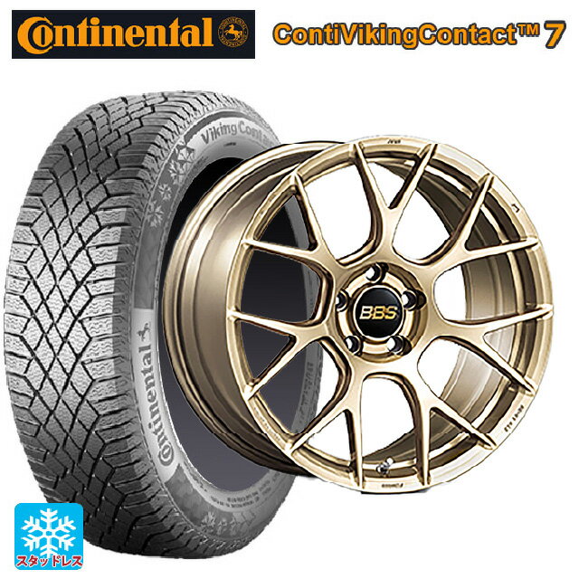 レクサス NX(20系)用 235/55R19 105T XL コンチネンタル コンチバイキングコンタクト7 正規品 RE-V7 GL 新品スタッドレスタイヤホイール 4本セット