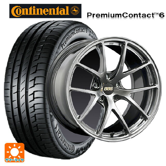 【6/11 1:59迄 全品ポイント5倍】225/40R18 92W XL コンチネンタル プレミアムコンタクト 6 正規品 BBS RI-A DB 18-7.5J 国産車用 サマータイヤホイール4本セット