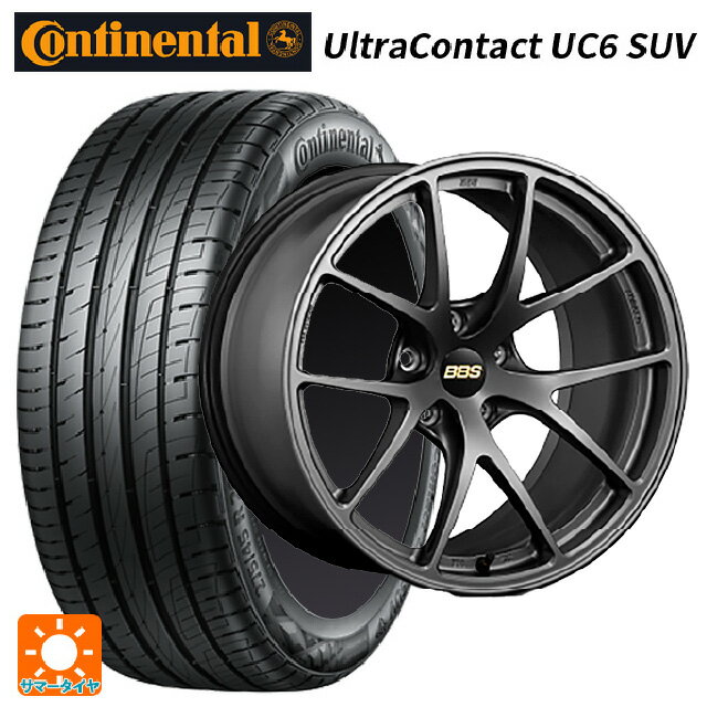 トヨタ RAV4(50系)用 225/60R18 100V コンチネンタル ウルトラコンタクト UC6 SUV 正規品 RI-A MGR 新品サマータイヤホイール 4本セット