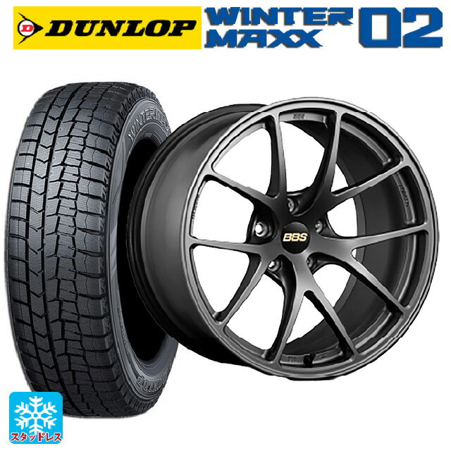 トヨタ カローラ スポーツ(210系)用 205/55R16 91Q ダンロップ ウィンターマックス 02(WM02) RI-A MGR 新品スタッドレスタイヤホイール 4本セット