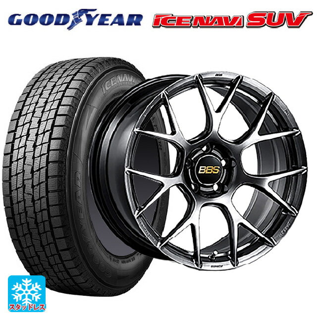 ホンダ ZR-V(RZ4)用 225/55R18 98Q グッドイヤー アイスナビ SUV # BBS RE-V7 DB 新品スタッドレスタイヤホイール 4本セット