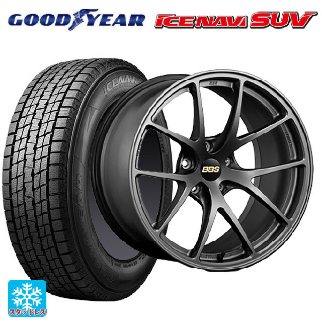 235/60R18 107Q XL グッドイヤー アイスナビ SUV BBS RI-A MGR 18-7.5J 国産車用 スタッドレスタイヤホイール4本セット