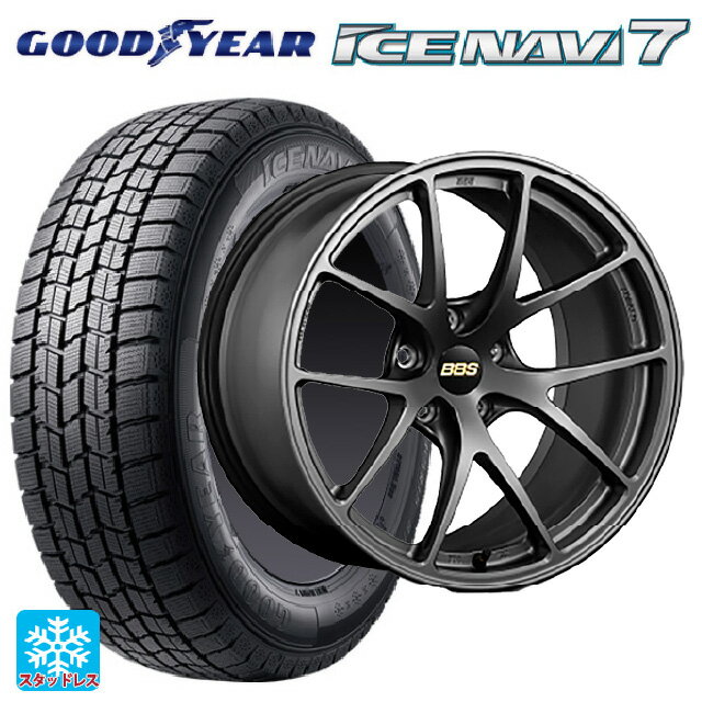 215/60R16 95Q グッドイヤー アイスナビ7 BBS RI-A MGR 16-7J 国産車用 スタッドレスタイヤホイール4本セット