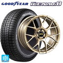 トヨタ ハリアー(80系)用 225/55R19 99Q グッドイヤー アイスナビ8 RE-V7 GL 新品スタッドレスタイヤホイール 4本セット