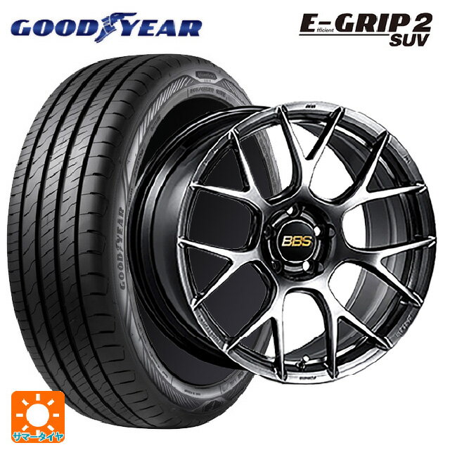 レクサス LBX(10系)用 235/50R19 103V XL グッドイヤー エフィシェントグリップ 2 SUV BBS RE-V7 DB 新品サマータイヤホイール 4本セット