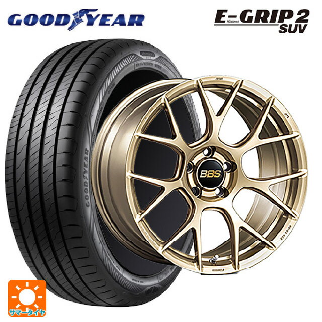 スバル フォレスター(SL系)用 225/55R18 98V グッドイヤー エフィシェントグリップ 2 SUV BBS RE-V7 GL 新品サマータイヤホイール 4本セット