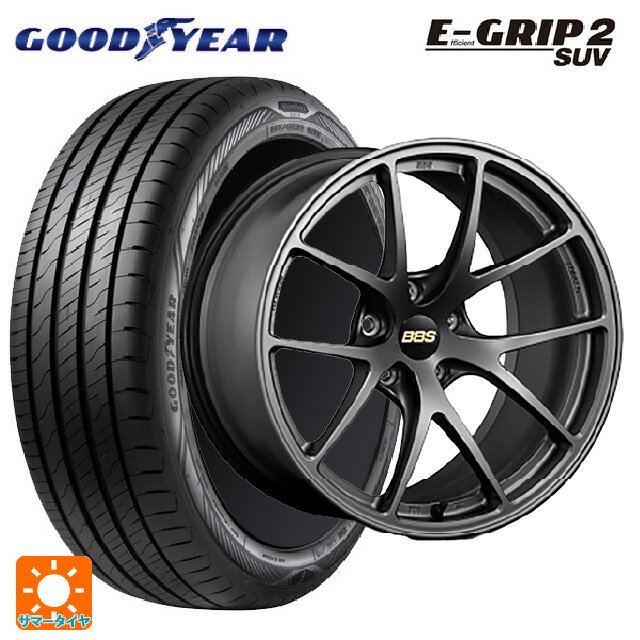 【5/25限定抽選で100％ポイントバック】235/60R18 107V XL グッドイヤー エフィシェントグリップ 2 SUV BBS RI-A MGR 18-7.5J 国産車用 サマータイヤホイール4本セット