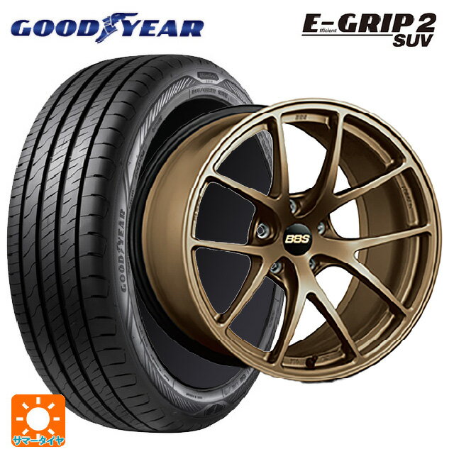 【6/22 20時〜 全品P5倍＆クーポン】レクサス LBX(10系)用 225/55R18 98V グッドイヤー エフィシェントグリップ 2 SUV BBS RI-A MBZ 新品サマータイヤホイール 4本セット