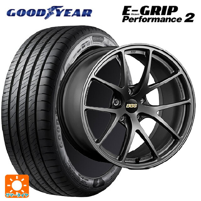 225/50R18 99W グッドイヤー エフィシェントグリップ パフォーマンス2 BBS RI-A MGR 18-7.5J 国産車用 サマータイヤホイール4本セット