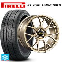 225/60R18 100H ピレリ ウインター アイスゼロ アシンメトリコ 正規品 BBS RE-V7 GL 18-7.5J 国産車用 スタッドレスタイヤホイール4本セット