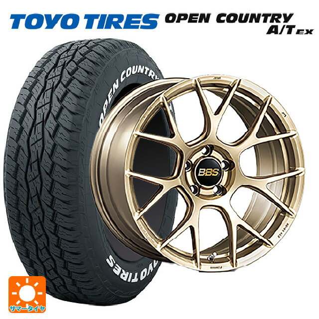 【最大3万円OFFクーポン 5/16 1:59迄】235/60R18 103H トーヨー オープンカントリー A/T EX ホワイトレター ＃ BBS RE-V7 GL 18-7.5J 国産車用 サマータイヤホイール4本セット