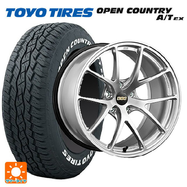 ミツビシ アウトランダー(5LA GNOW)用 235/60R18 103H トーヨー オープンカントリー A/T EX ホワイトレター ＃ RI-A DS 新品サマータイヤホイール 4本セット