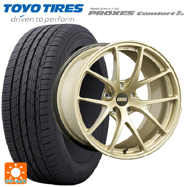 225/45R18 95W トーヨー プロクセス　コンフォート2S BBS RI-A GL 18-7.5J 国産車用 サマータイヤホイール4本セット