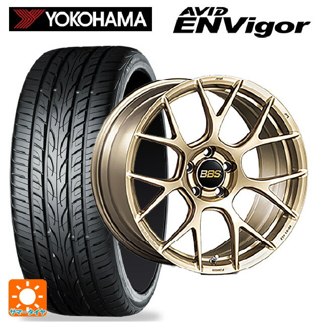 【6/22 20時〜 全品P5倍＆クーポン】レクサス IS(30系)用 235/45R18 98W ヨコハマ エービット エンビガー S321 # BBS RE-V7 GL 新品サマータイヤホイール 4本セット