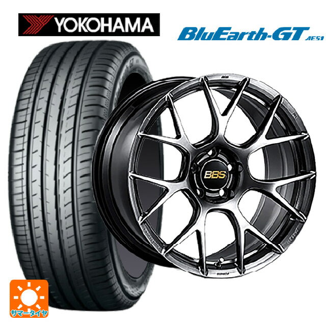 【最大3万円OFFクーポン 5/16 1:59迄】トヨタ GRヤリス(PA系)用 235/40R18 95W XL ヨコハマ ブルーアースGT AE51 RE-V7 DB 新品サマータイヤホイール 4本セット