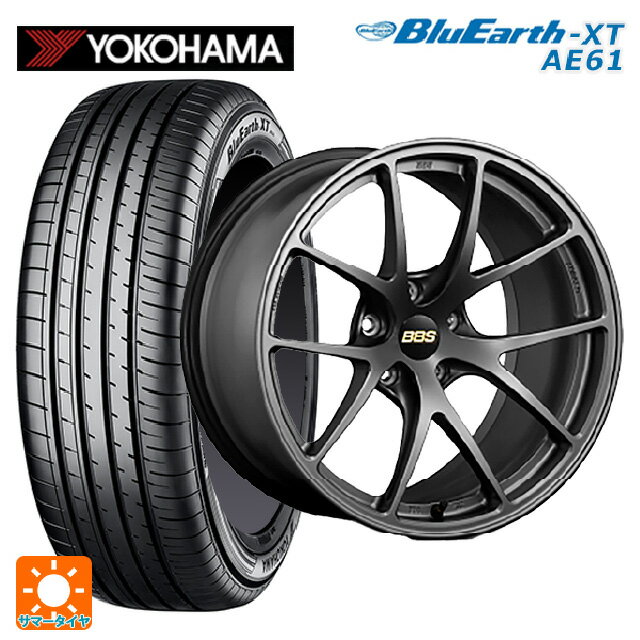 215/60R17 96H ヨコハマ ブルーアースXT AE61 BBS RI-A MGR 17-7.5J 国産車用 サマータイヤホイール4本セット