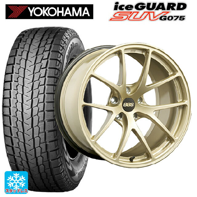 【最大3万円OFFクーポン 5/16 1:59迄】ミツビシ アウトランダー(5LA GNOW)用 235/60R18 107Q XL ヨコハマ アイスガードSUV G075 RI-A GL 新品スタッドレスタイヤホイール 4本セット