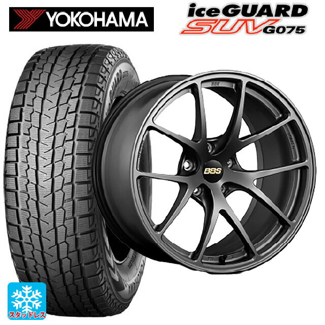 トヨタ ハリアー(80系)用 225/60R18 104Q XL ヨコハマ アイスガードSUV G075 RI-A MGR 新品スタッドレスタイヤホイール 4本セット