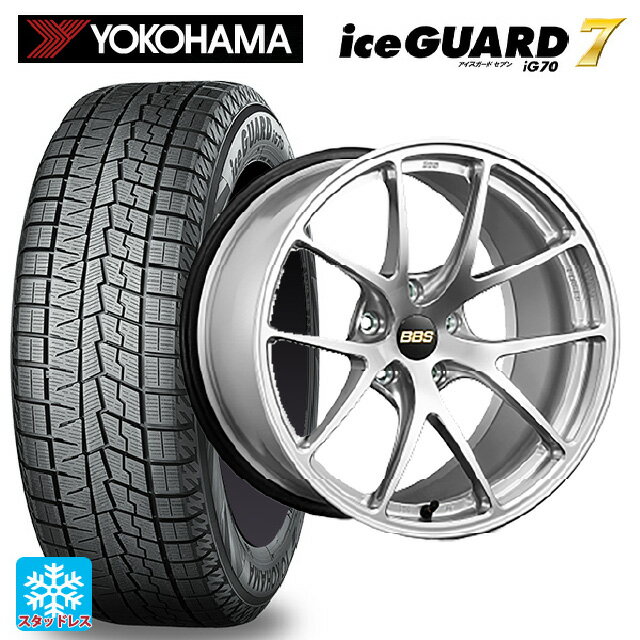 スバル レガシィアウトバック(BS系)用 225/55R18 98Q ヨコハマ アイスガード7(IG70) RI-A DS 新品スタッドレスタイヤホイール 4本セット