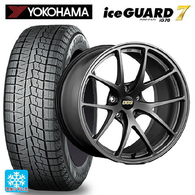 トヨタ GRヤリス(PA系)用 235/40R18 95Q ヨコハマ アイスガード7(IG70) RI-A MGR 新品スタッドレスタイヤホイール 4本セット