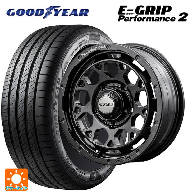 205/55R16 94W グッドイヤー エフィシェントグリップ パフォーマンス2 レイズ チームデイトナ M9+ スペックm AOJ 16-7J 国産車用 サマータイヤホイール4本セット