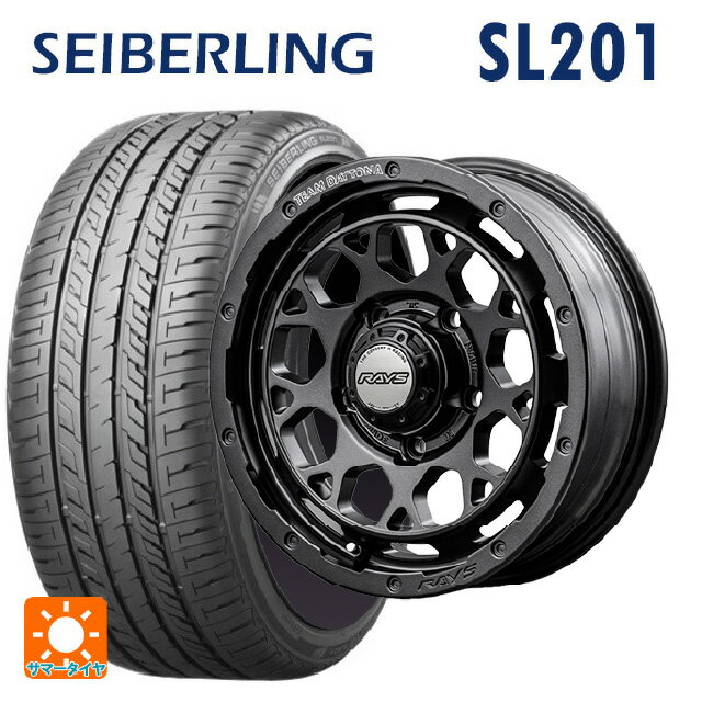 【6/11 1:59迄 全品ポイント5倍】215/45R18 89W セイバーリング セイバーリング SL201(ブリヂストン工場生産） レイズ チームデイトナ M9+ スペックm AOJ 18-7.5J 国産車用 サマータイヤホイール4本セット
